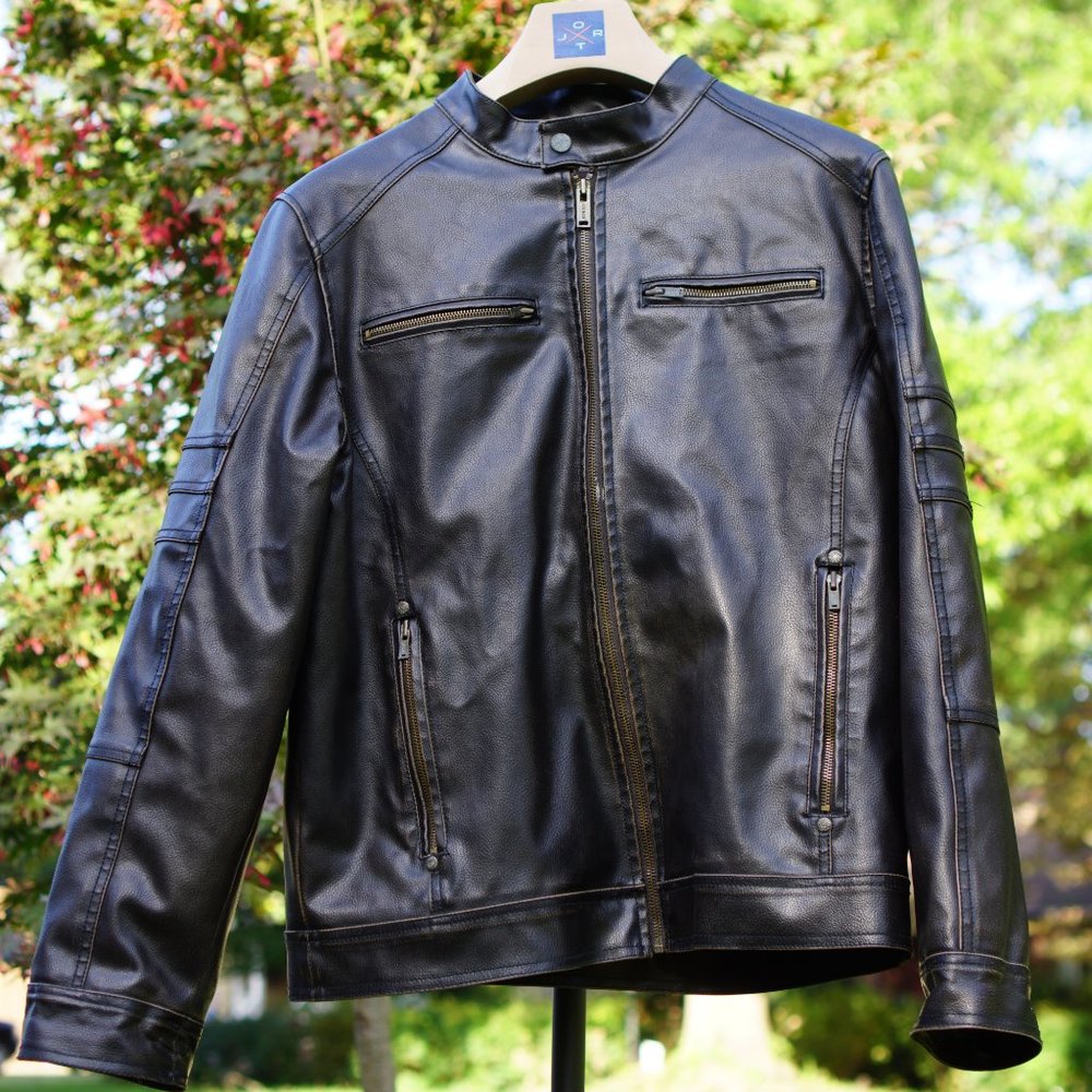 GUESS Motorcycle Style Jacket Size M